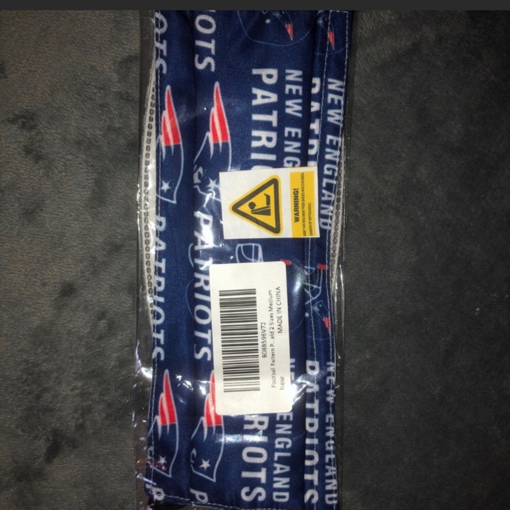 NFL Patriots Face Mask